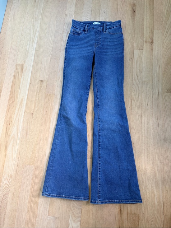 Good American Denim - Good American Power Stretch Pull On Flare Jeans Women’s Small High Rise Blue